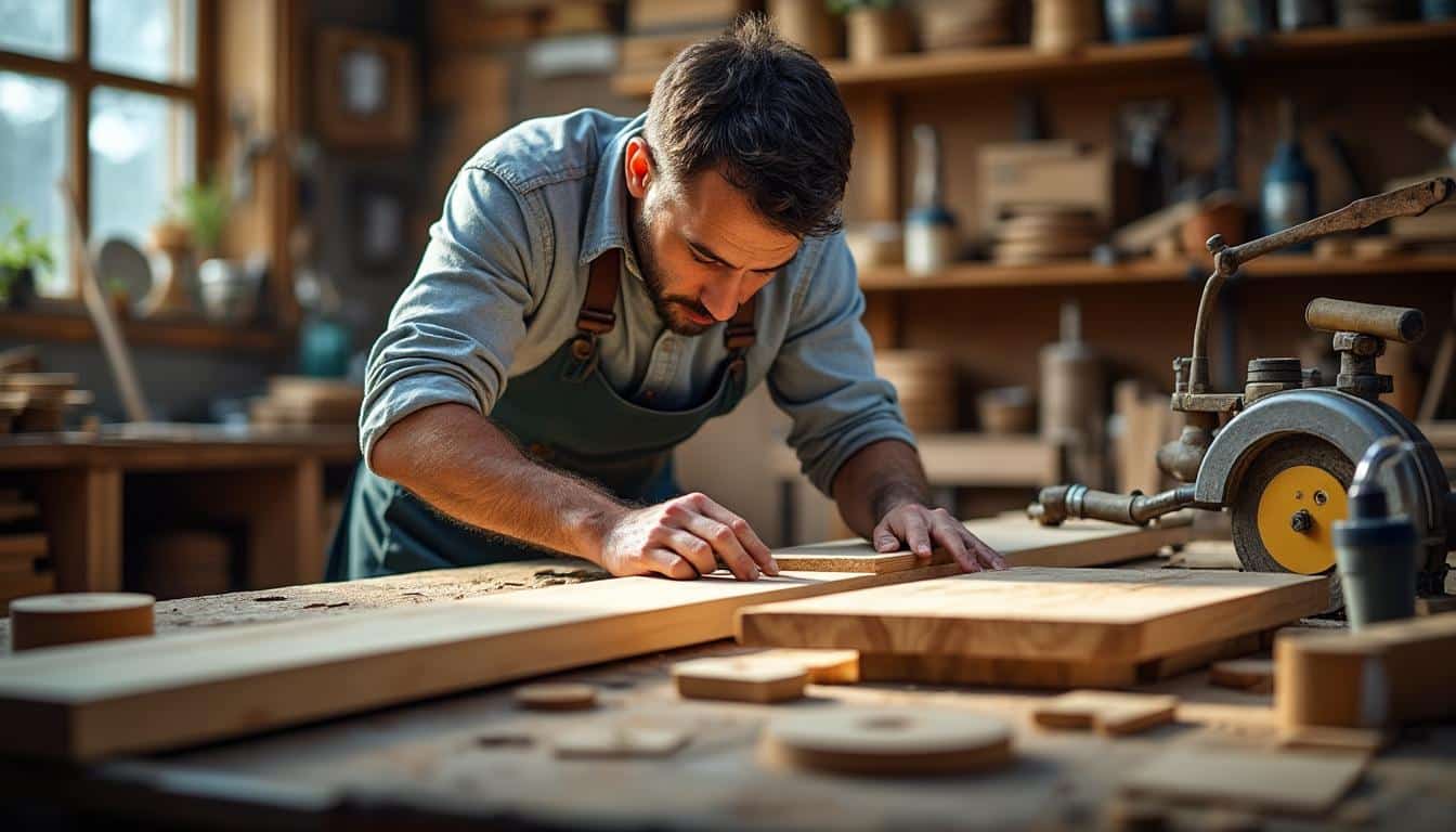 Illustration: Comprendre le fonctionnement et le rôle essentiel de la scie à table