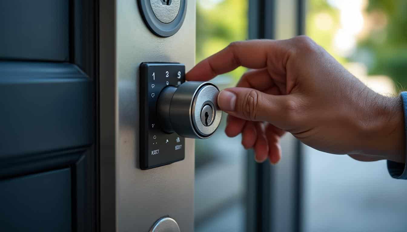Utilisation d’une serrure adaptée avec un système d’alarme pour prévenir les intrusions