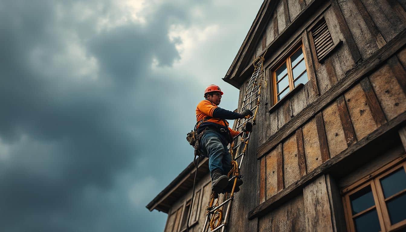 Échelle toiture ardoise : guide complet pour un accès sécurisé