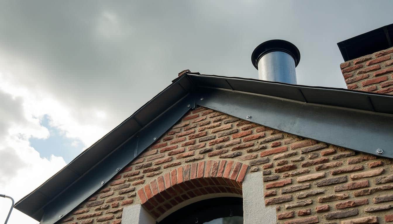 Illustration: Pourquoi l’habillage de la cheminée sur la toiture est indispensable pour votre maison