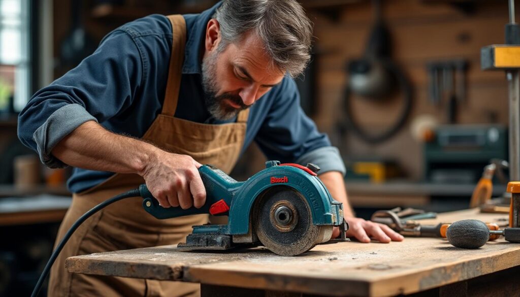 Scie à onglet Bosch GCM 8 SJL : puissance et précision pro