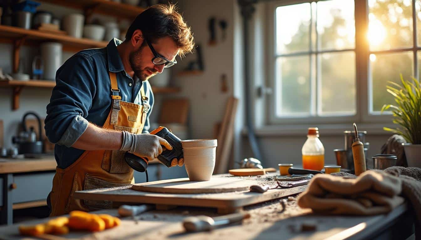 Illustration: Utiliser une scie cloche pour carrelage : conseils pratiques et sécurité indispensables