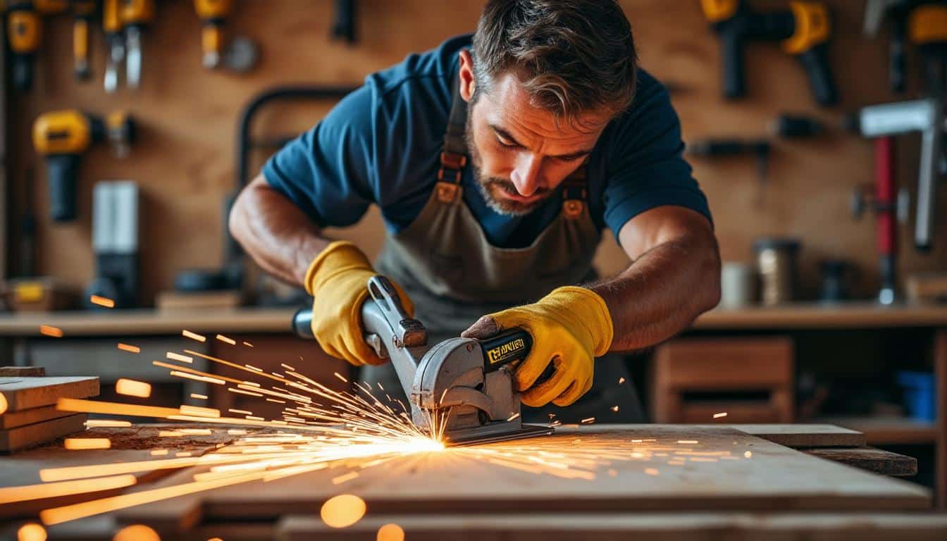Illustration: Pourquoi privilégier une scie à onglet Stanley pour vos découpes précises ?