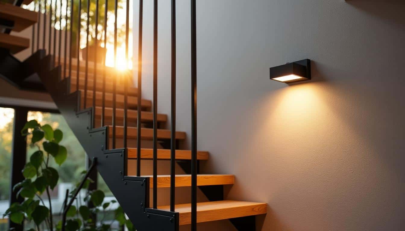 Illustration: Comprendre le rôle essentiel d’une applique murale dans la cage d’escalier