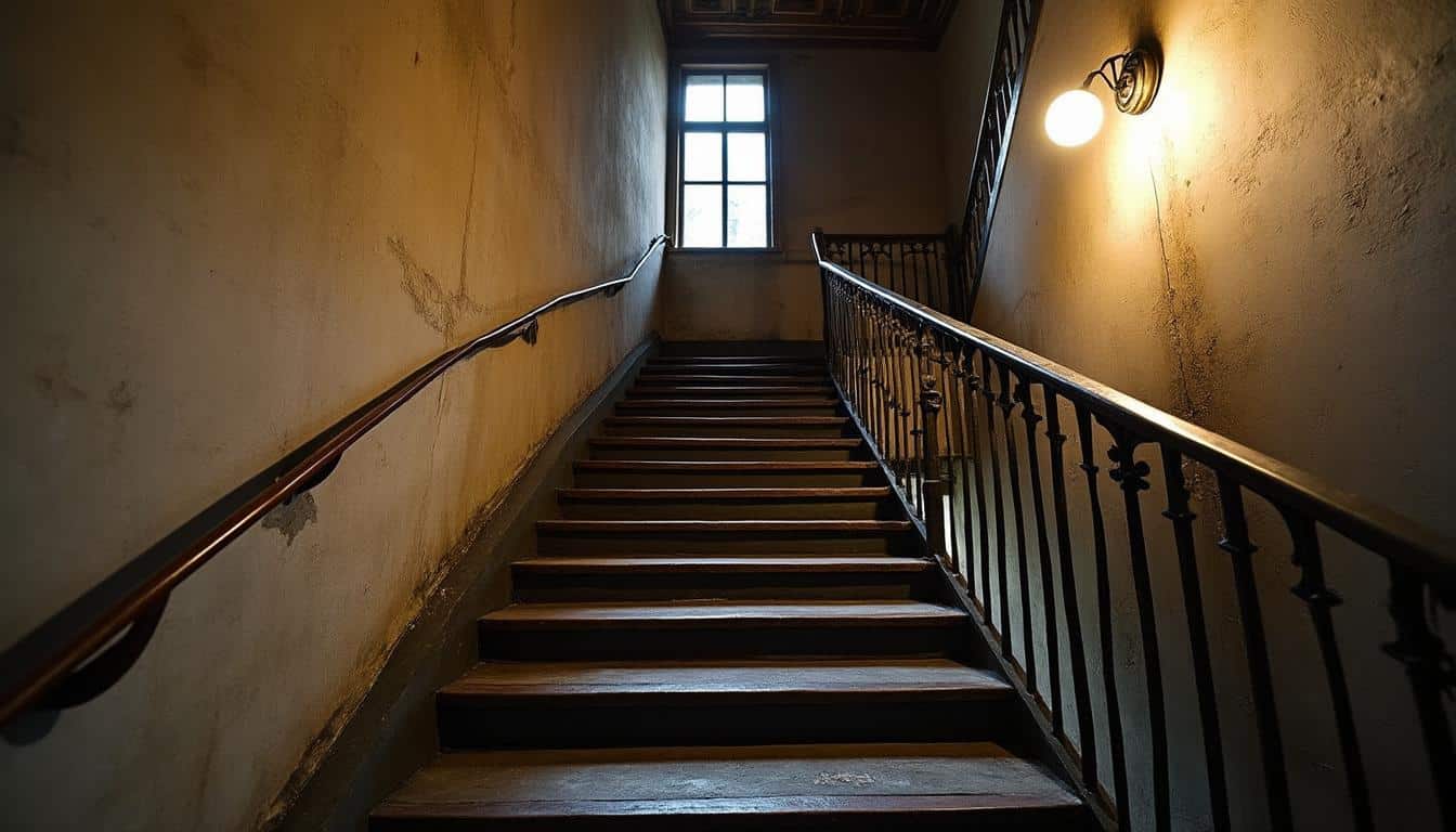 Applique murale dans la cage d’escalier : éclairage sûr et design