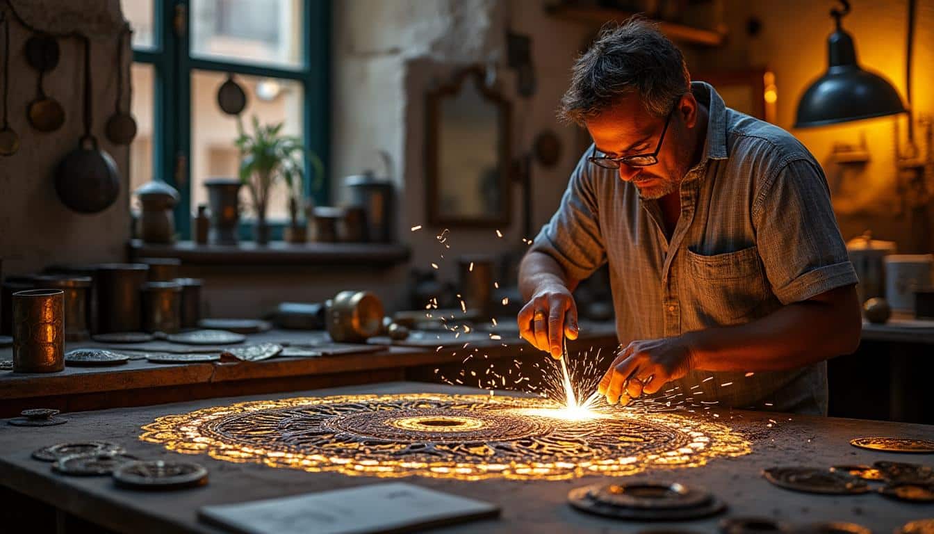 Illustration: Les secrets de l’artisanat traditionnel derrière l’applique murale marocaine