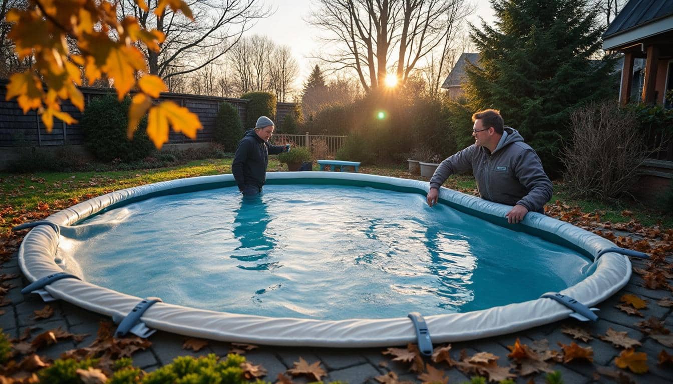 Illustration: Pourquoi il est essentiel de bien hiverner sa piscine hors sol