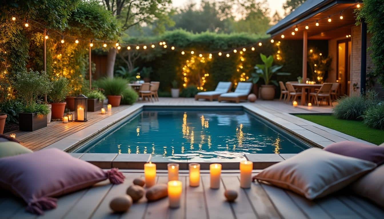 Décorer la piscine hors sol : astuces pour un jardin élégant