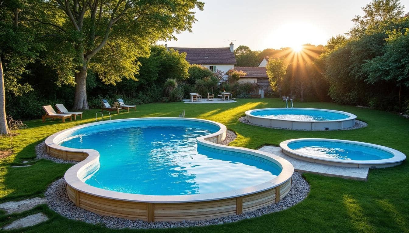 Illustration: Les formes et matériaux pour choisir la piscine hors sol idéale