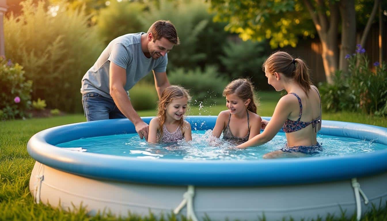 Piscine tubulaire rectangulaire hors sol : installation facile et robustesse