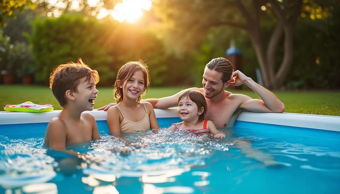 Illustration: Pourquoi opter pour une piscine rectangulaire hors sol de 4x2 mètres dans votre jardin ?