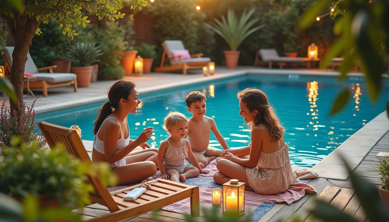 Décorer autour de la piscine hors sol : idées pour un espace pratique et esthétique