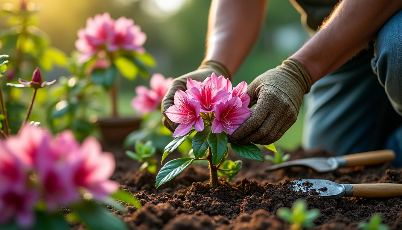 Illustration: Comprendre l’importance d’un engrais spécifique pour le rhododendron