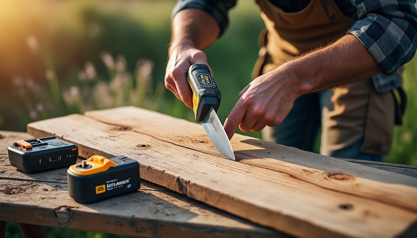 Scie sabre avec batterie et chargeur : liberté et performance